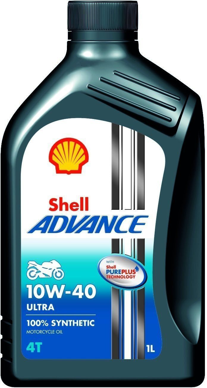 Олива моторна SHELL Advance 4T Ultra 10W-40 1 л (ТОВ-У510184)